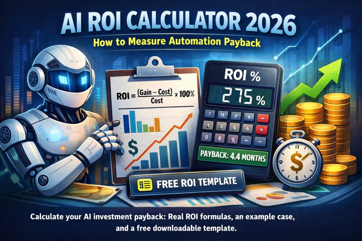 AI ROI Calculator 2026: How to Measure Automation Payback & Hidden Costs