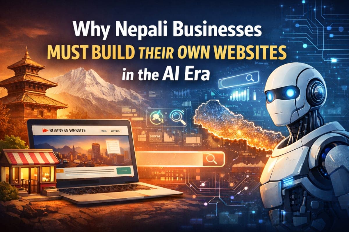 Why Nepali Businesses Must Build Their Own Websites in the AI Era