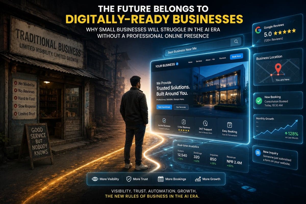 Why Small Businesses Will Struggle in the AI Era Without a Professional Online Presence