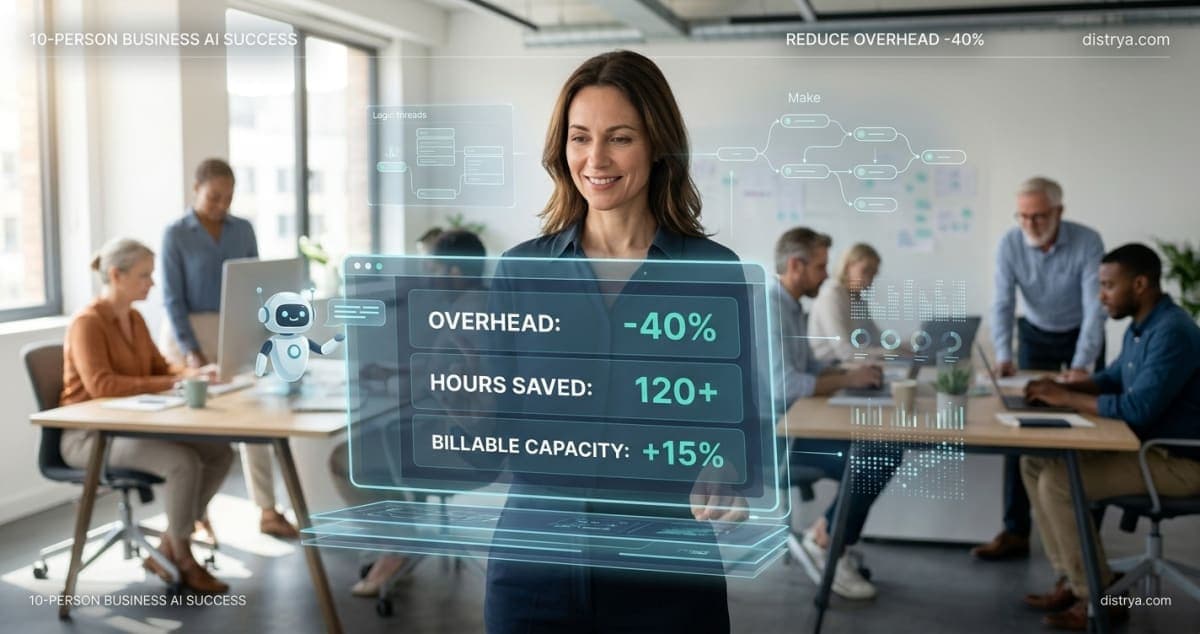How a 10-Person Team Cut Overhead 40% Using AI Automation