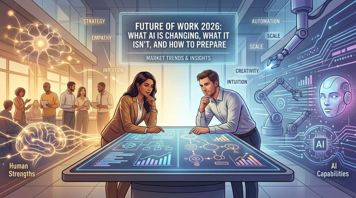 Future of Work 2026: What AI Is Changing, What It Isn't, and How to Prepare