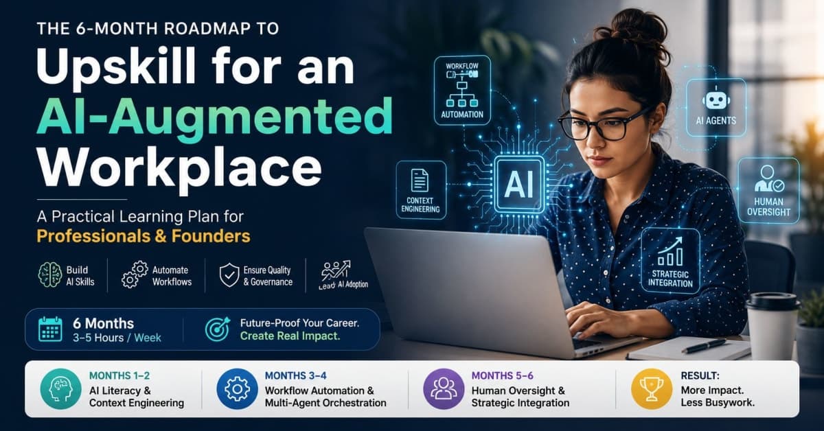 The AI Upskilling Roadmap for 2026: A 6-Month Plan to Future-Proof Your Career